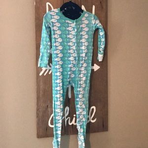 Fishy Kickee Pants Footie Pajama 12-18 Months
